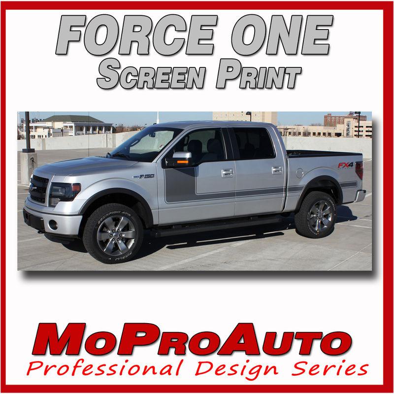 2014 f-150 force one screen print side hockey decals stripes vinyl graphics 0kq