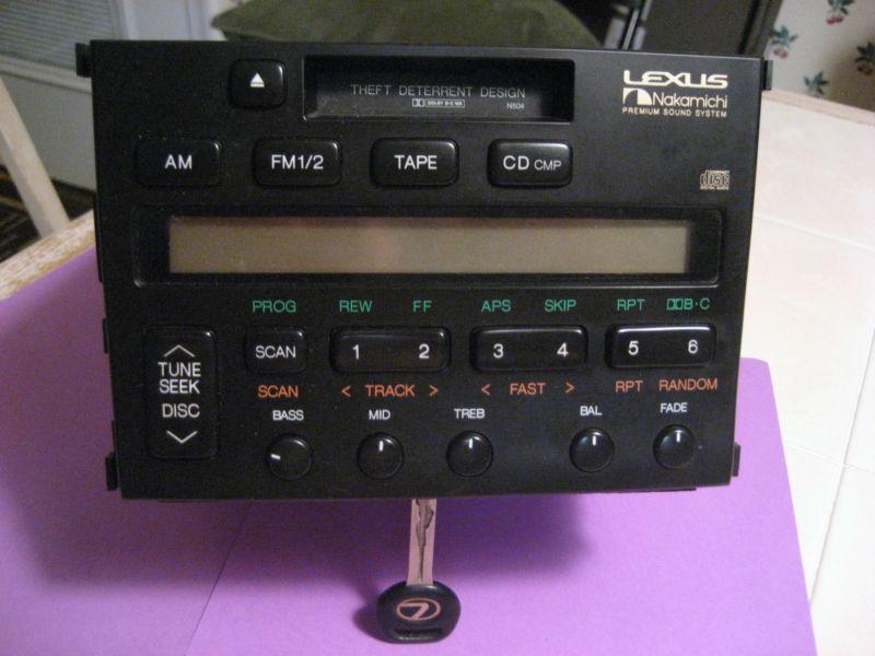 1992 -2000 lexus sc400 / sc300  nakamichi radio 86120-24300