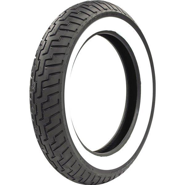 140/80-17 dunlop d404 wide white wall front tire-417487