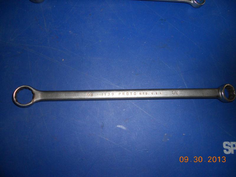 Proto 3/4" x 7/8" double box end wrench 12 pt. # 1139 