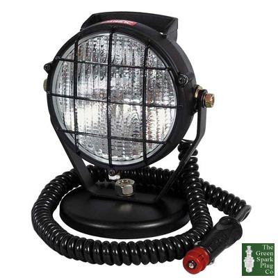 Durite - work lamp black plastic with magnetic base and cable bx1 - 0-538-55