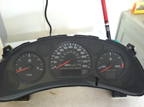 00-01 chevy impala monte carlo instrument speedometer cluster 09378321