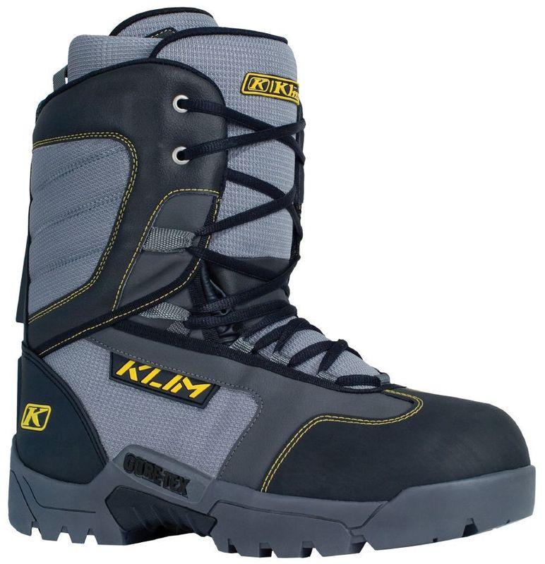 Klim men's radium gtx gore tex snowmobile boot black 8