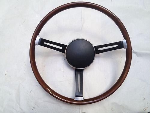 1967-1973 bmw 1600 2002 ti wooden steering wheel rare