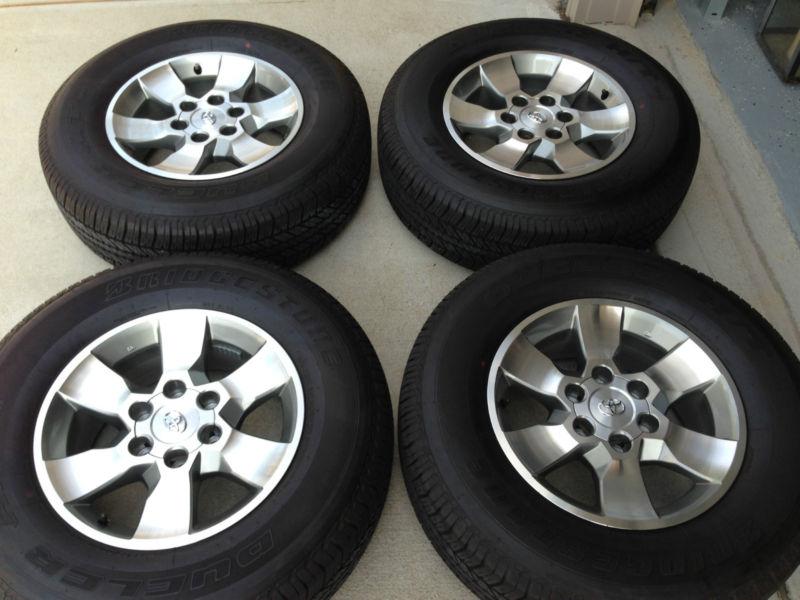 4 new 2013 toyota 4runner stock wheels and tires