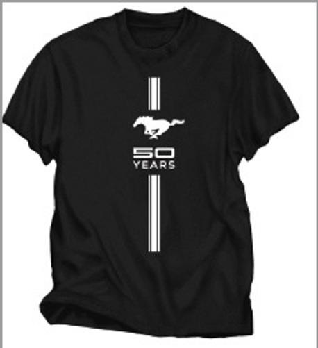 New ford mustang 50th anniversary tee shirt in black and size xxl or xxxl!