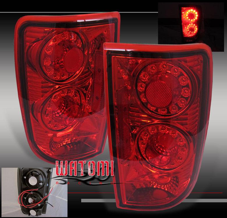 95-04 chevy blazer ls led altezza tail lights red 99 00