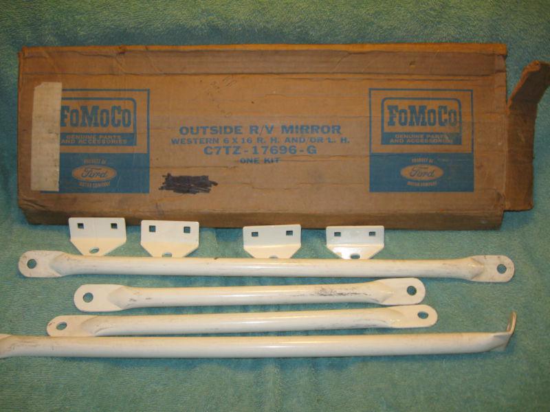 Vintage outside western r/v mirror parts for ford truck-introduced in 1967-nos!