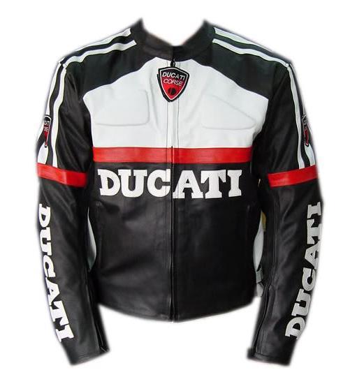 Ducati motor bike racing leather jacket  all sizes