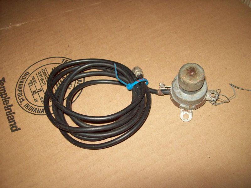 Chrysler signal seeker radio foot switch and wiring