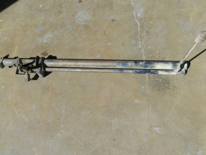 1940 chevrolet master deluxe steering column housing with shift lever & linkage
