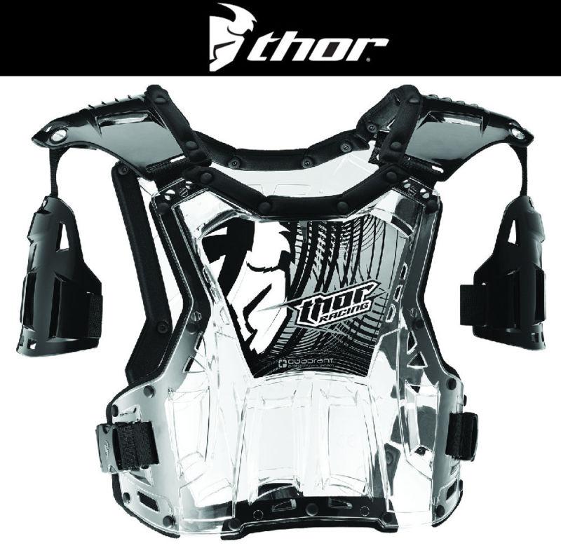 Thor quadrant clear roost guard chest protector dirt bike motocross atv 2014