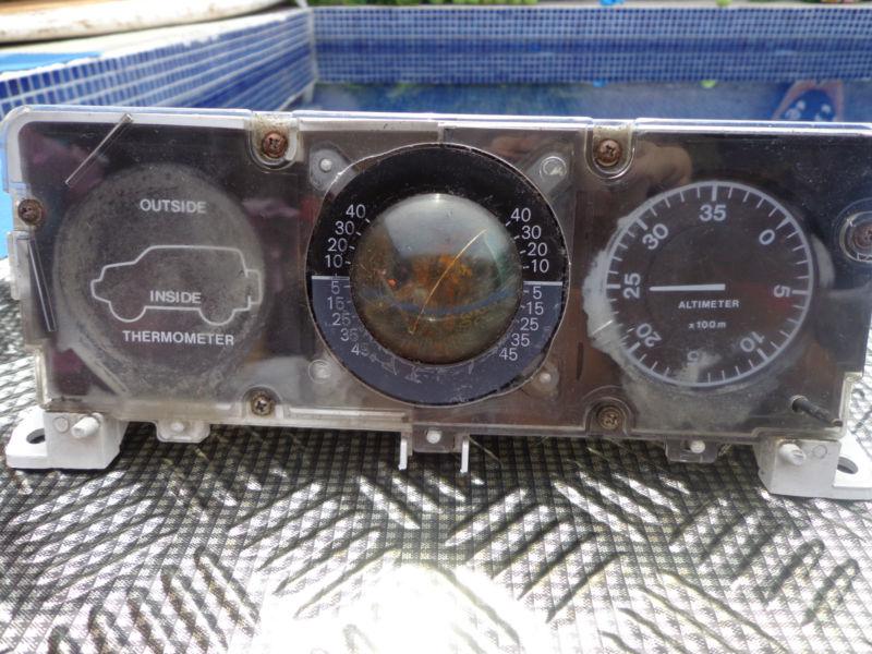 Mitsubishi montero or hyundai galloper triple inclinator altimeter thermometer  
