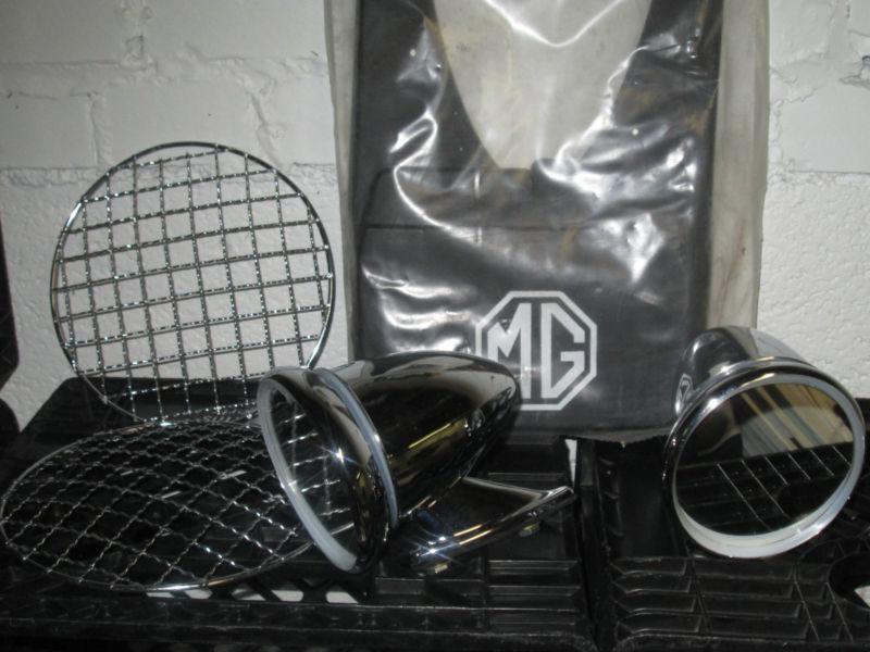 Mg midget bullet mirrors, mud flaps, and head light covers
