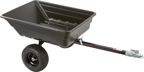 10 cu/ft atv-garden tractor-lawn mower yard utility dump trailer mulch utv cart