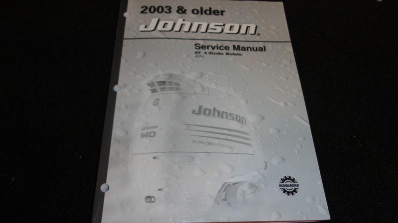 2003&older johnson service manual #5005469 4 stroke 40/50 hp outboard boat