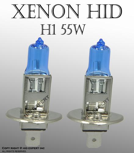 H1 55w pair high or low beam or fog light xenon hid white universal bulbs a8