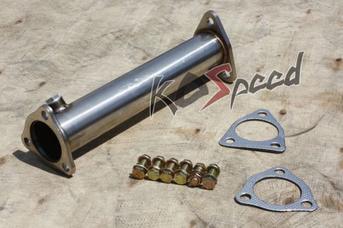Turbo high flow cat/downpipe/test pipe/piping exhaust 90-93 accord 88-01 prelude