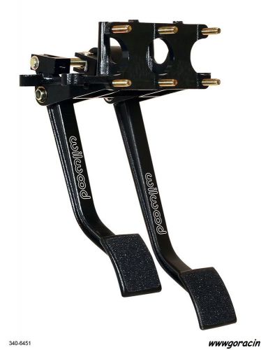 Wilwood swing mount 6.25 to 1 long brake pedal and 5.1 to 1 short clutch pedal
