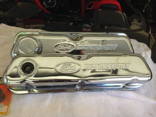 Ford motorsports chrome valve covers for small block