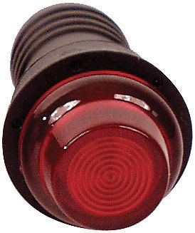 Longacre red 3/4 in diameter 12v warning light p/n 41802