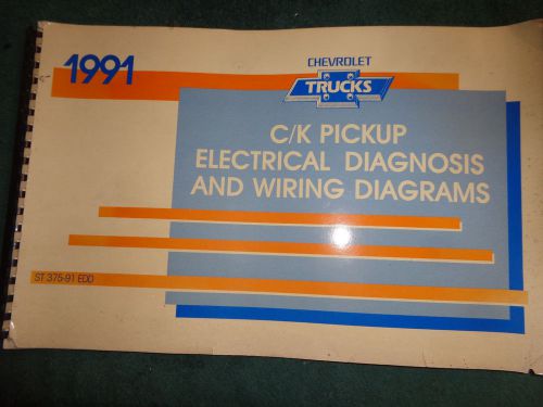 Purchase 1991 Chevrolet Truck Shop Manual Wiring Diagrams