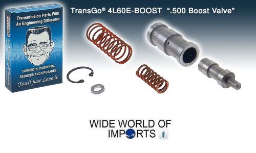 Transgo 4l60e-boost 4l60e .500 valve &amp; bushing 1993-2007 heavy duty boost 4l65e