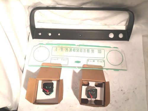 Brand new lmc truck gauge panel bezel and components chevy or gmc