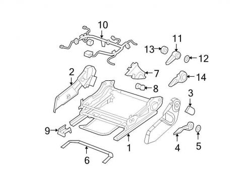 Chrysler oem dodge power seat wiring harness 05183378aa image 10