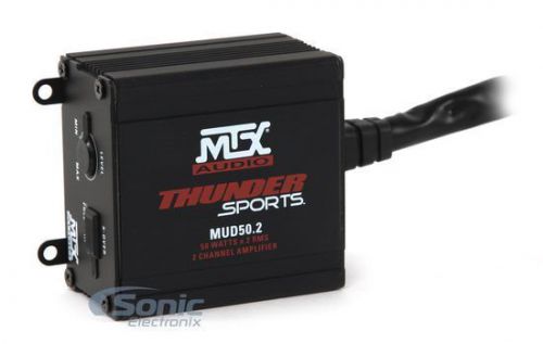 Mtx mud50.2 200w max 2 channel class d power sports amplifier