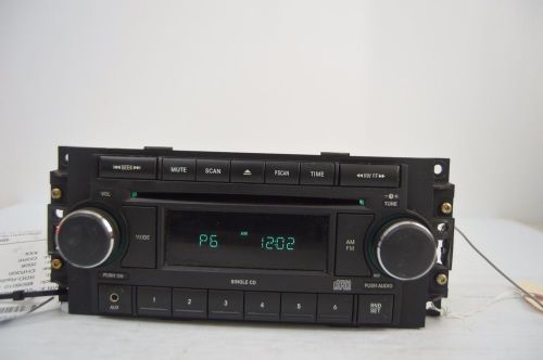 04 05 06 07 08 09 10 chrysler dodge radio cd player aux ipod (for parts) w28#014