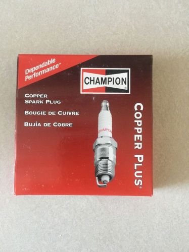 Two packs (2) of champion-spark plug-copper plus-4-pack-#470-re14mcc5