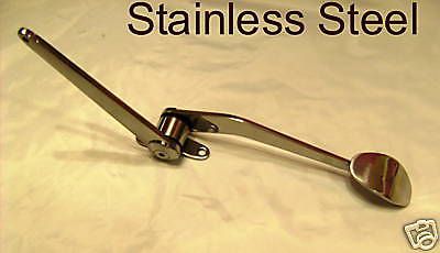 Vintage style stainless steel spoon gas pedal hotrod
