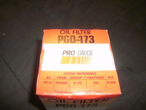 Lot of 2 pro guage pgo-173 replaces wix 51036 engine oil filter