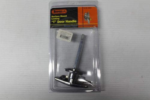 Surface mount locking &#034;t&#034; door handle