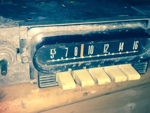 1963 63 mercury comet ford falcon radio vintage 61 62 buttons restore 1960 1962