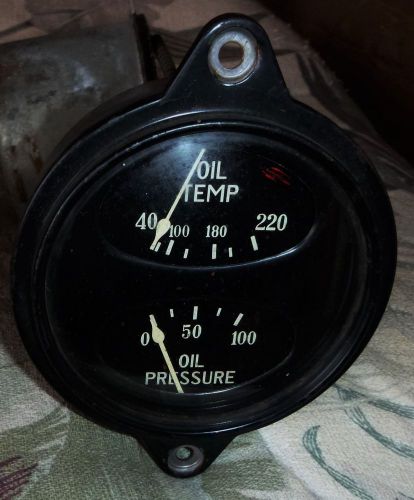 Stewart warner vintage oil pressure and oil temperture gauge