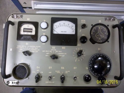 Sperry gyrosyn compass line analyzer, (aircraft compass test set), new, unused.