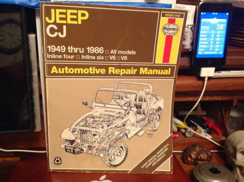 Haynes repair manual jeep cj 1949 thru 1986
