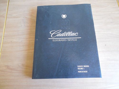1993 cadillac eldorado seville factory service shop manual vol 1 only powertrain