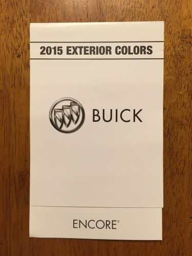 2015 buick encore exterior colors chart brochure