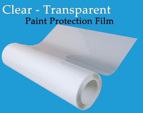12&#034; x 24&#034; paint protection roll bulk clear bra sheet for bumper hood door