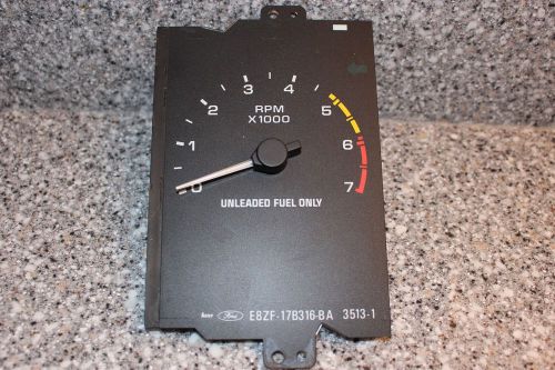 1987-1989 ford mustang tachometer gauge cluster instrument 7k rpm 5.0l v8 tach