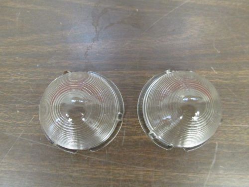 1950 chevy glass parking light lenses  pair  nos 616