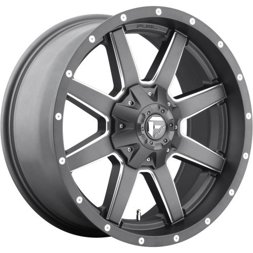 20x10 gray fuel maverick d542 5x5.5 &amp; 5x150 -12 wheels ct404 35x12.5x20 tires