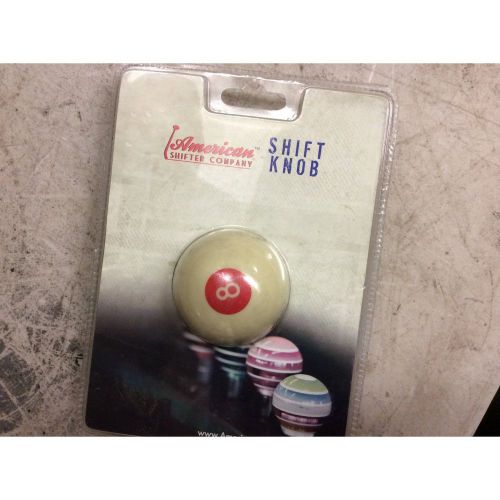 8 ball cue ball gear shift knob custom pool billiard ball shifter no reserve