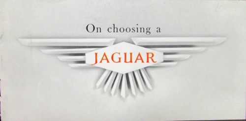 Original 1960 jaguar dealer pocket sales brochure xk 150 3.8 mark ix rare