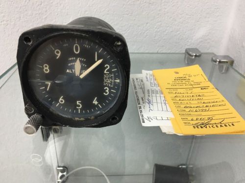 Aircraft kollsman altimeter. cessna piper  p/n an5760-2 guaranteed!