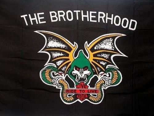 Bikerflags 3&#039;x5&#039; &#034;the brotherhood&#034; biker flag