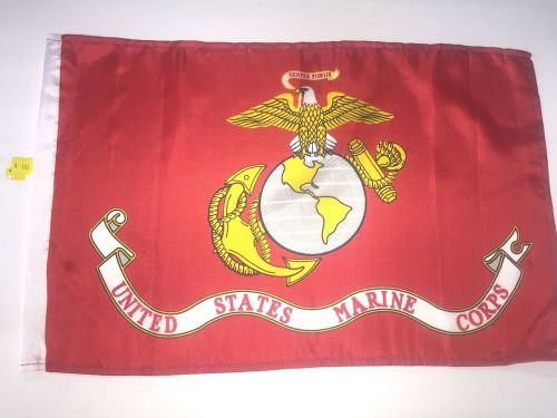 104 usmc utv side x side atv safety flag 12&#034;x18&#034; us marines fits 1/4, 5/16 pole